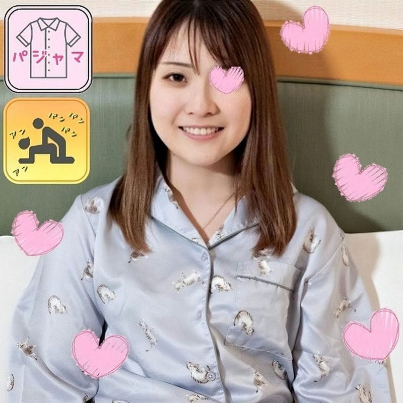 【パジャマモナシ】パジャマdeおじゃまめちゃカワ会社員まなみちゃん明るい!性格良い!諸事情により肥大したおっぱいがエロい唇をカリ