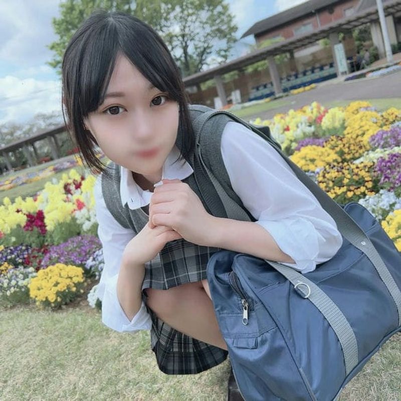初撮影・顔出し!無垢でベイビーフェイスの未処理剛毛口・リカワ女生を白昼堂々公然猥褻!まだ汚れを知らない従順な18歳未年の発展途