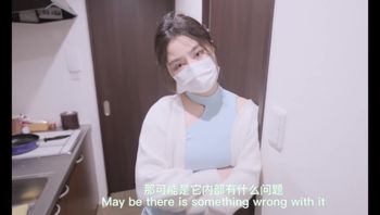 爆操卡在洗衣机里的女房客