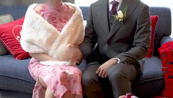 我们结婚啦！黑丝人妻洞房花烛夜