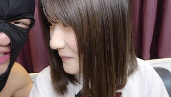 【豪华２回戦】黒髪スレンダー美女にあえなく暴発、大量中出し。普段は目立たないけどモテる女、耻じらい隠すバブな表情が初々しい。彼氏1