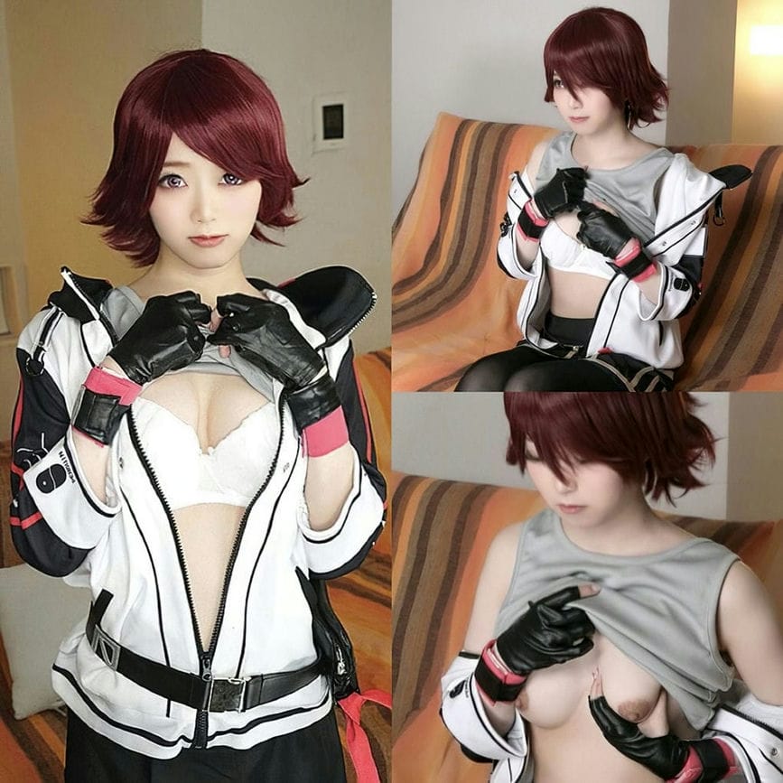『本物コスプレイヤー／个撮』アークナイツのエクシアをFC2に独占スカウト❣完璧なビジュアルとスレンダー美乳の最强ボディキツキツぷ