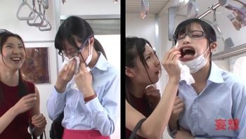RCTD 329   妄想交错现实和妄想的双屏幕差异变态交叉电车 有村えりか 中条カノン あおいれな
